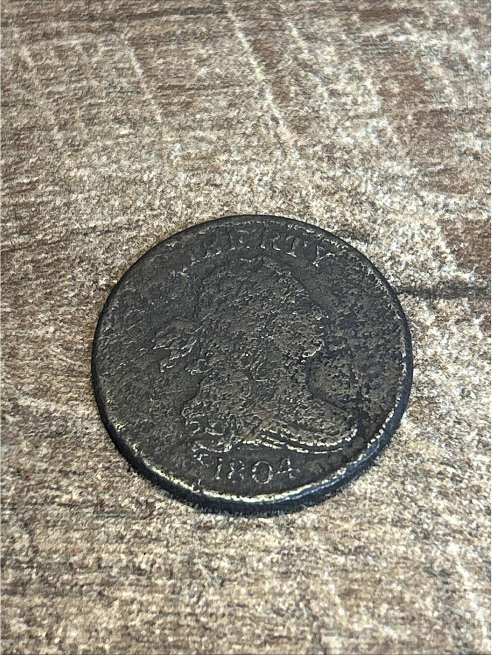 1804 Half Cent Draped Bust Not Sure of Type.